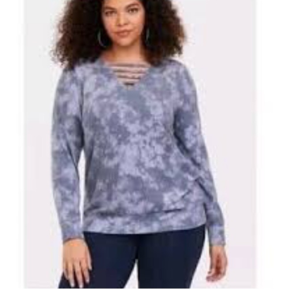 TORRID Hacci Ladder Pullover Sweater Cozy Brushed | 2XL